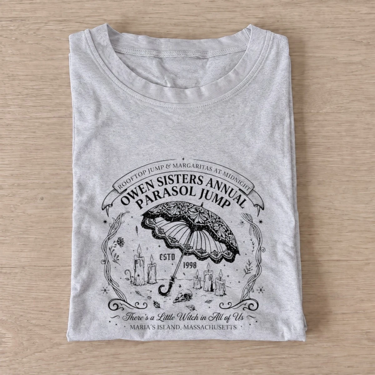 Parasol Jump Halloween Graphic T-Shirt — graphic design