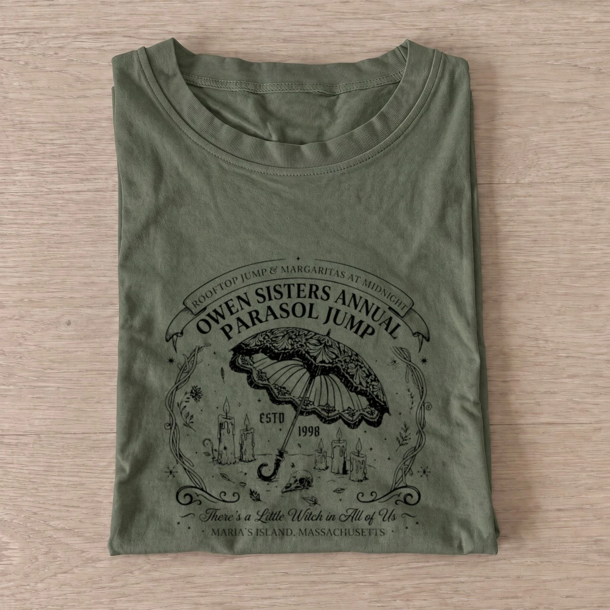 Parasol jump t shirt olive20parasol jump.webp