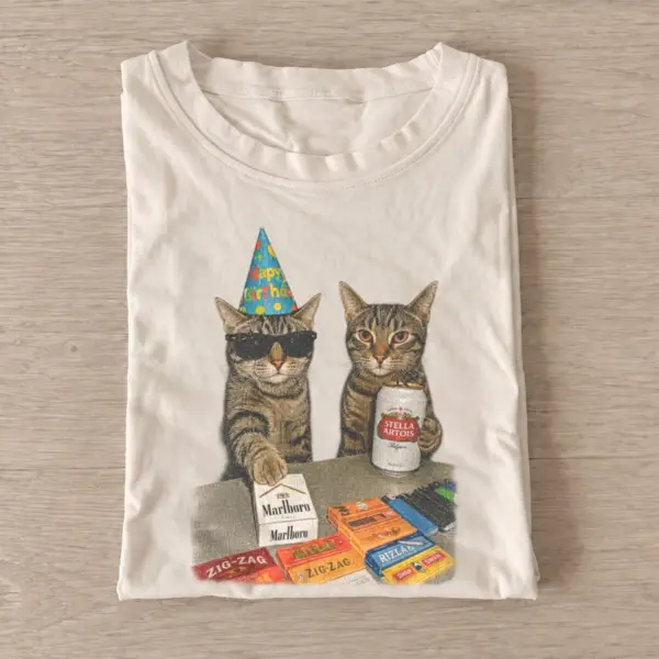 Party cats graphic t shirt sand20party cats.webp