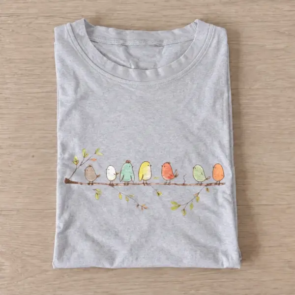 Pastel birds on branch t shirt gray20pastel bird branch.webp