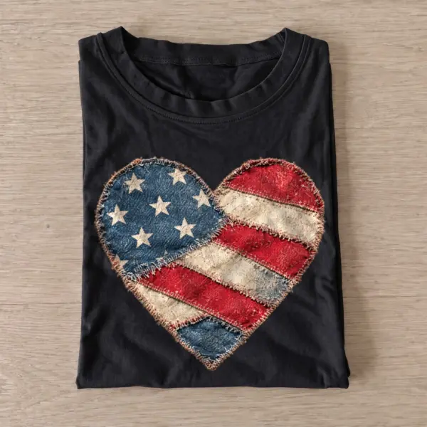 Patchwork american flag heart t shirt black20patchwork flag heart.webp