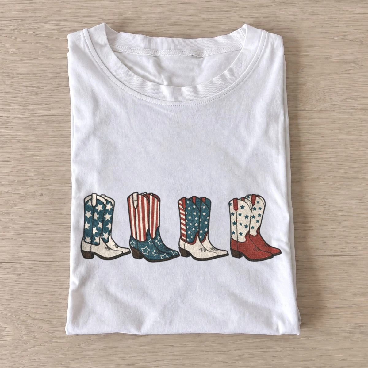 Patriotic cowboy boots t shirt white20patriotic cowboy boots.webp