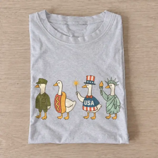 Patriotic goose parade t shirt gray20patriotic goose parade.webp