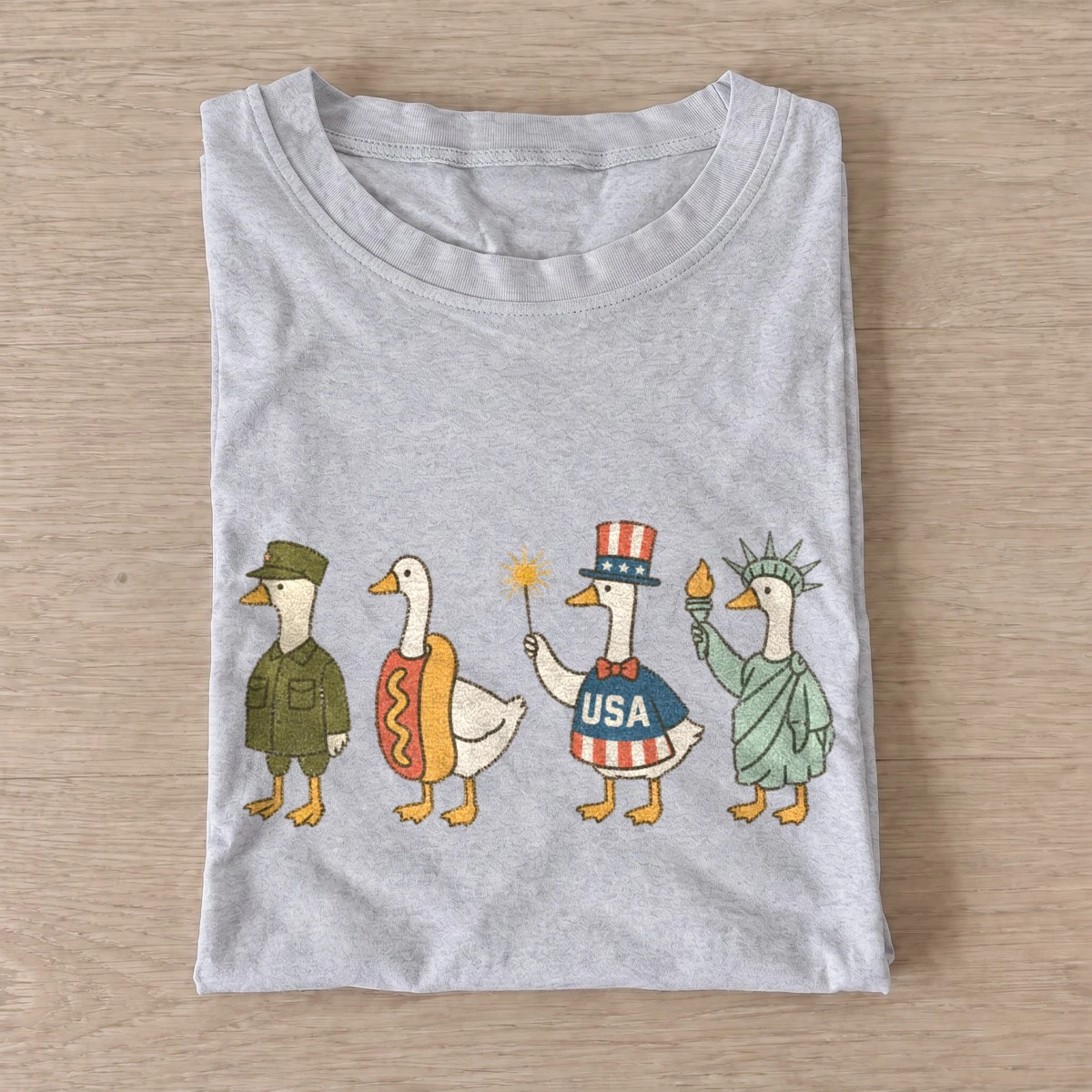 Patriotic goose parade t shirt gray20patriotic goose parade.webp