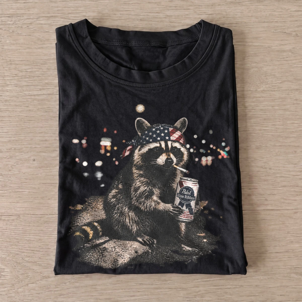 Patriotic lager raccoon t shirt black20patriotic lager raccoon.webp