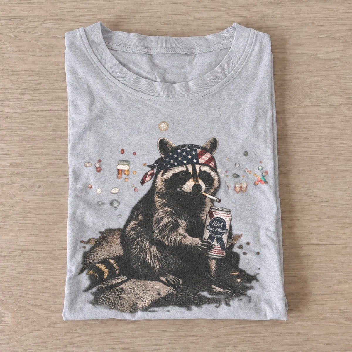 Patriotic lager raccoon t shirt gray20patriotic lager raccoon.webp