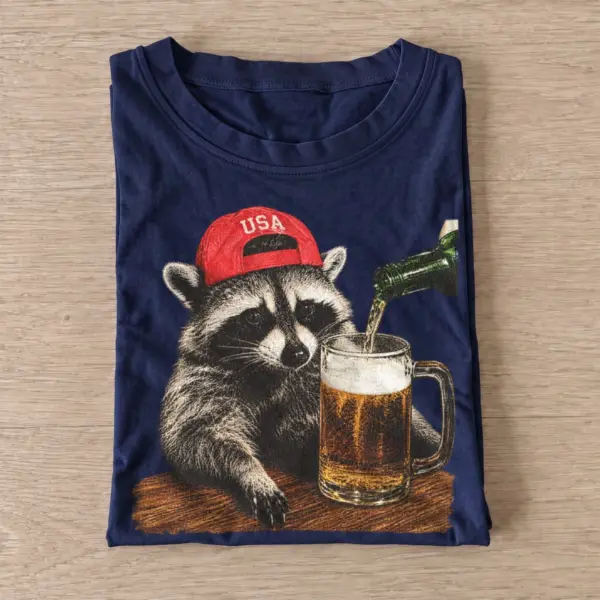 Patriotic pub raccoon t shirt navy20patriotic pub raccoon.webp