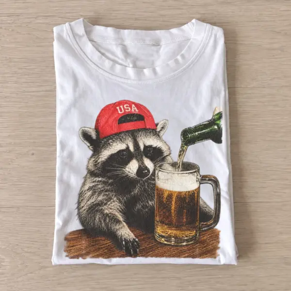Patriotic pub raccoon t shirt white20patriotic pub raccoon.webp