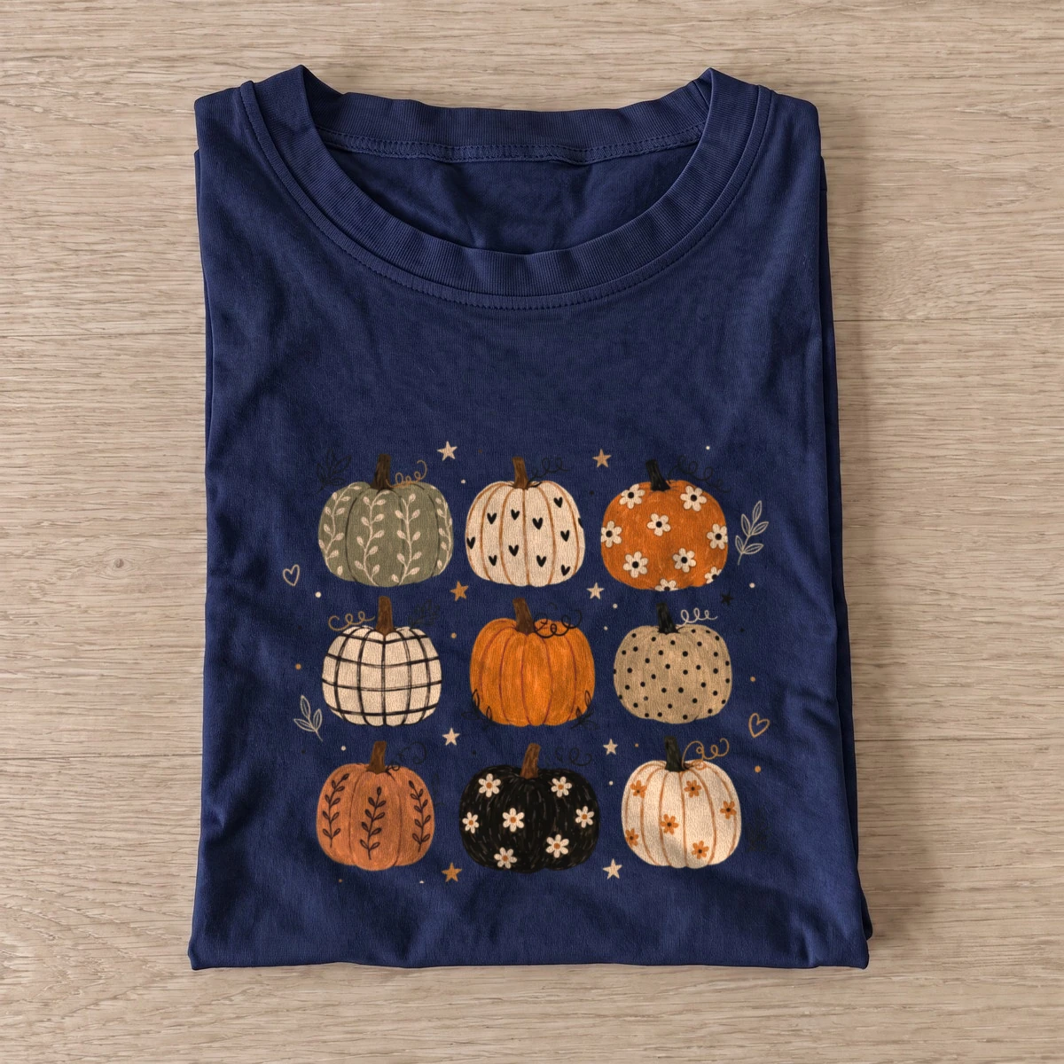 Patterned pumpkin patch t shirt navy20patterned pumpkin patch.webp