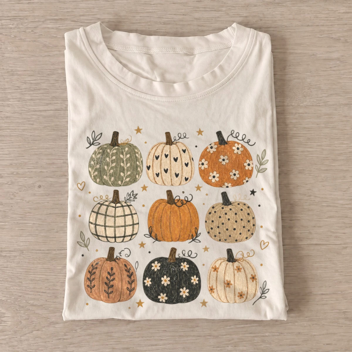 Patterned pumpkins t shirt sand20patterned pumpkins.webp