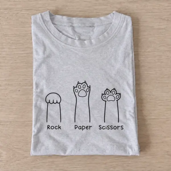 Paw paper scissors t shirt gray20paw paper scissors.webp