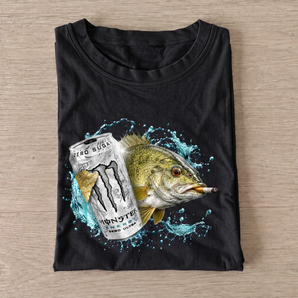 Perch energy t shirt black20perch energy.webp