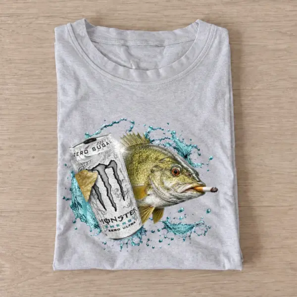 Perch Energy Fishing T-Shirt — graphic design