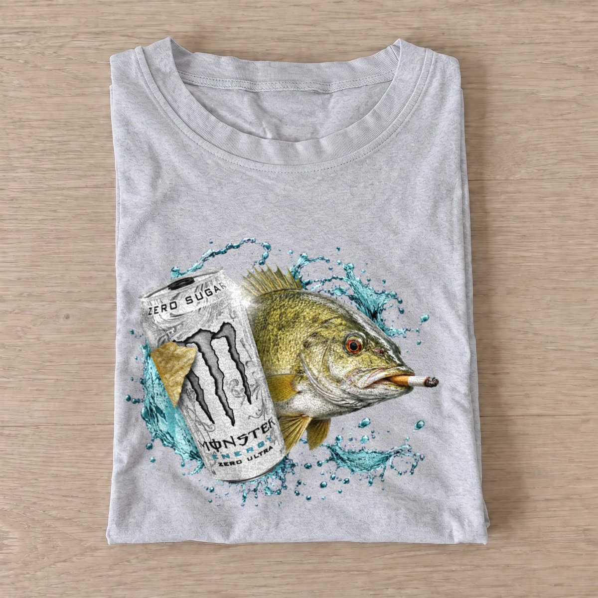 Perch Energy Fishing T-Shirt — graphic design