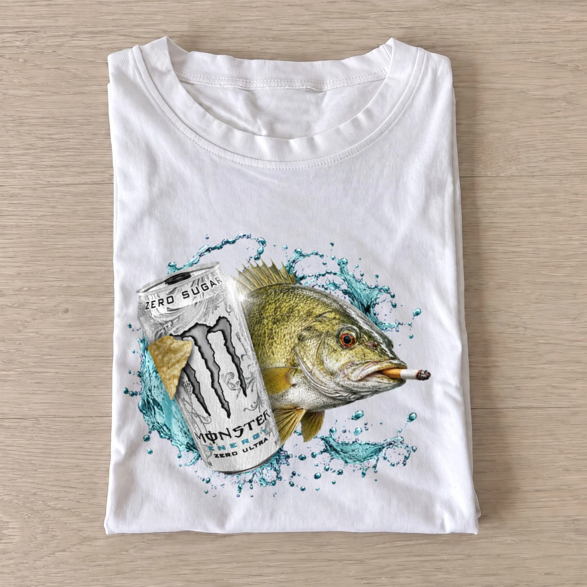 Perch energy t shirt white20perch energy.webp