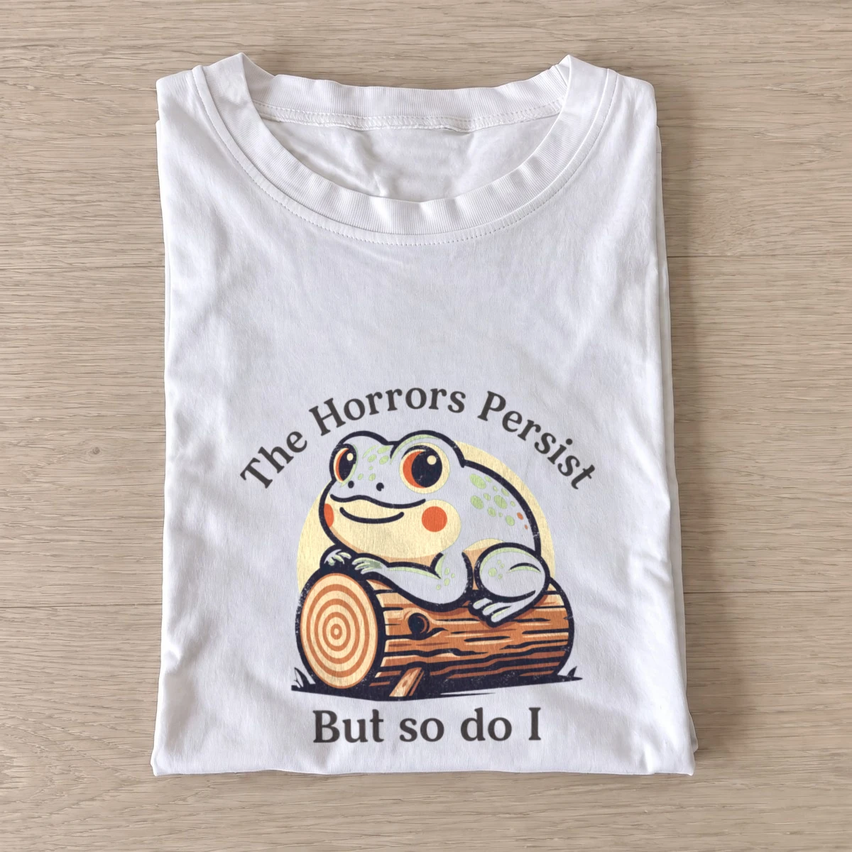 Persistent log frog t shirt white20persistent log frog.webp