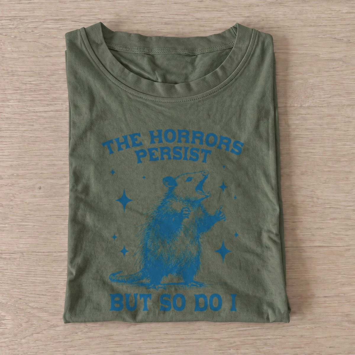 Persistent screaming marmot t shirt olive20persistent screaming marmot.webp