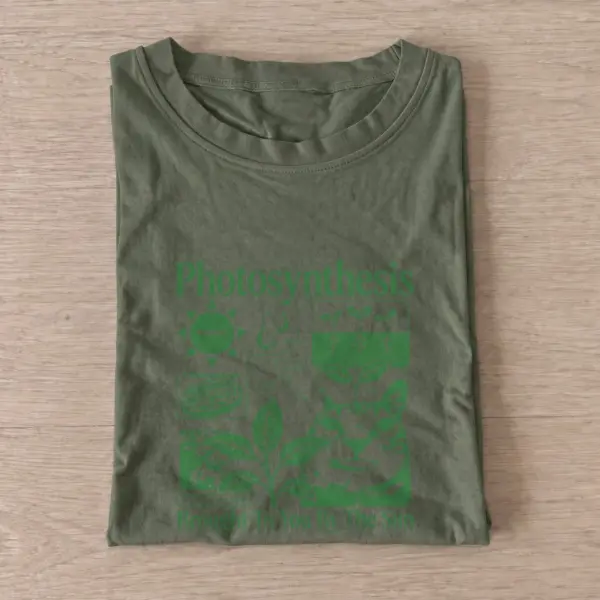 Photosynthesis cat t shirt olive20photosynthesis cat.webp