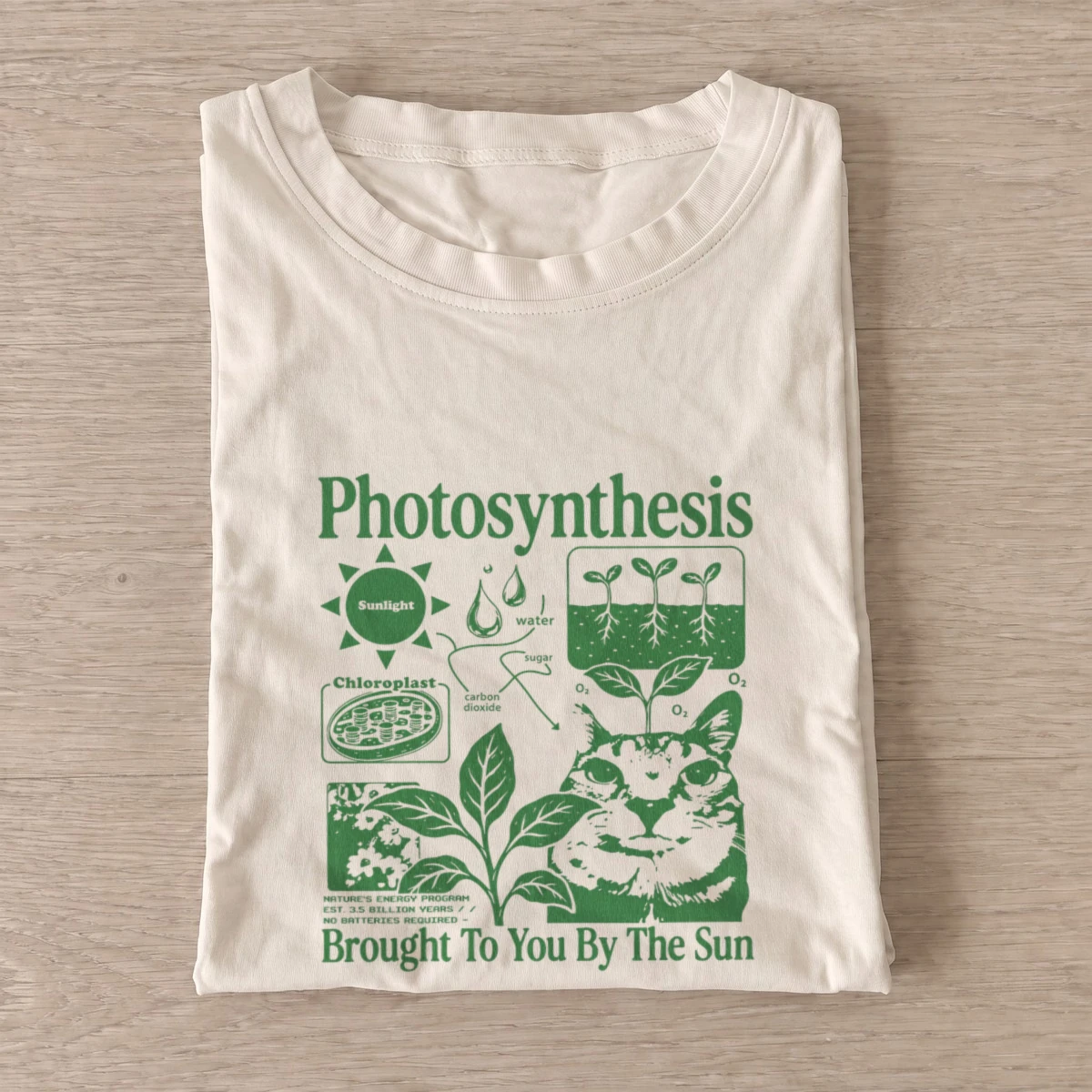 Photosynthesis cat t shirt sand20photosynthesis cat.webp