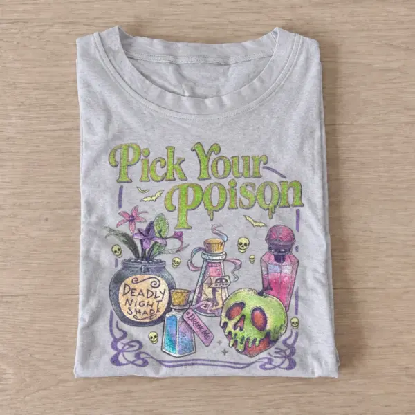 Pick your poison halloween t shirt gray20pick your poison.webp