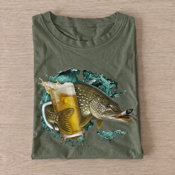 Pike cold catch t shirt olive20pike20cold20catch.webp