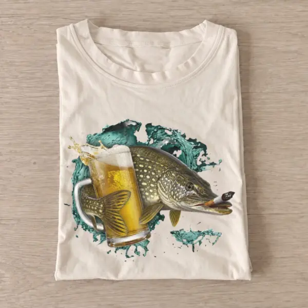 Pike cold catch t shirt sand20pike20cold20catch.webp