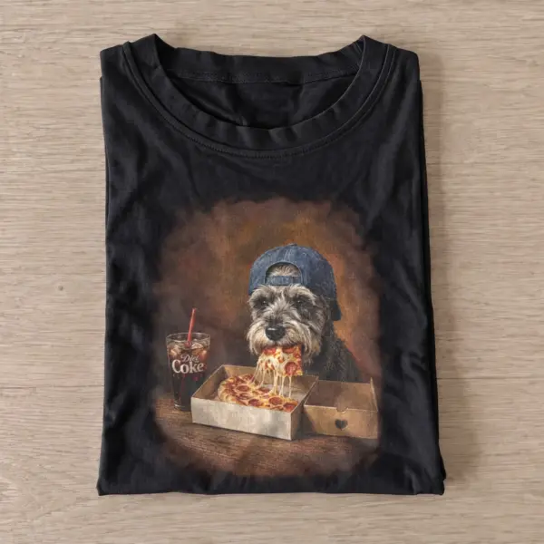 Pizza loving dog t shirt black20pizza loving dog.webp
