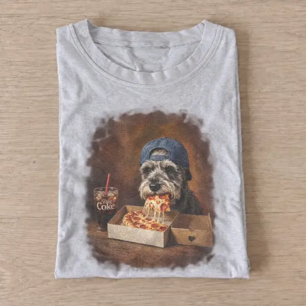 Pizza loving dog t shirt gray20pizza loving dog.webp