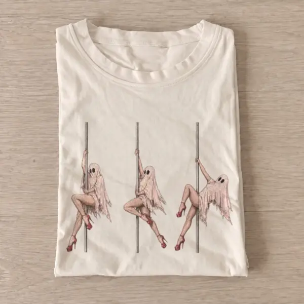 Pole dancing ghosts t shirt sand20pole dancing ghosts.webp