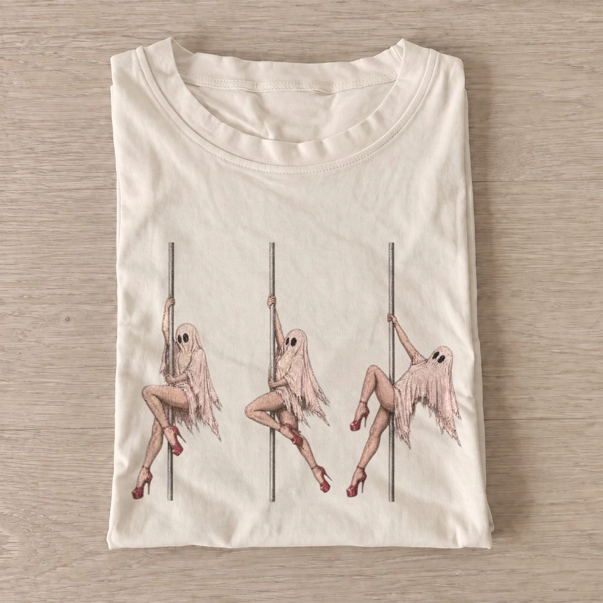 Pole dancing ghosts t shirt sand20pole dancing ghosts.webp