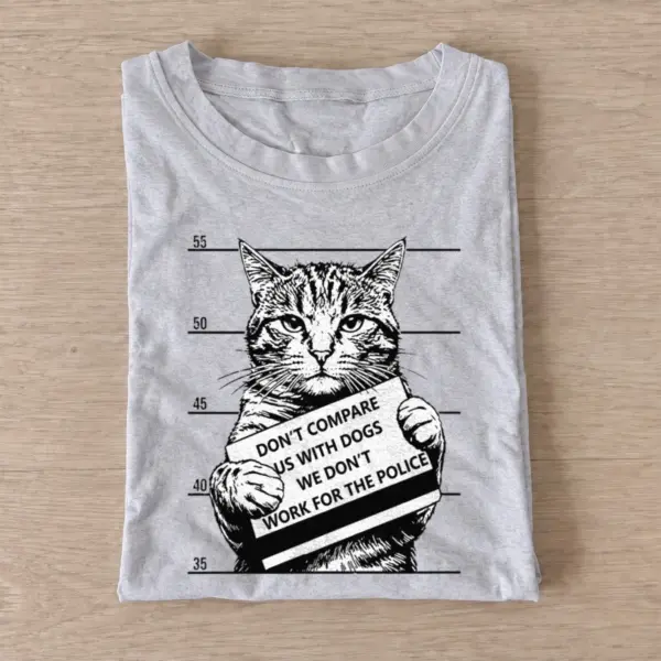 Police mugshot cat t shirt gray20police mugshot cat.webp
