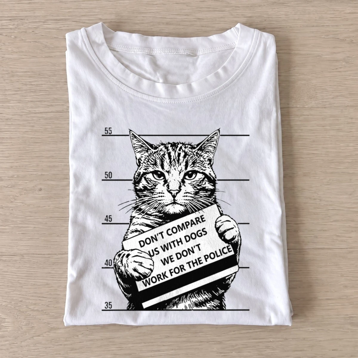 Police mugshot cat t shirt white20police mugshot cat.webp
