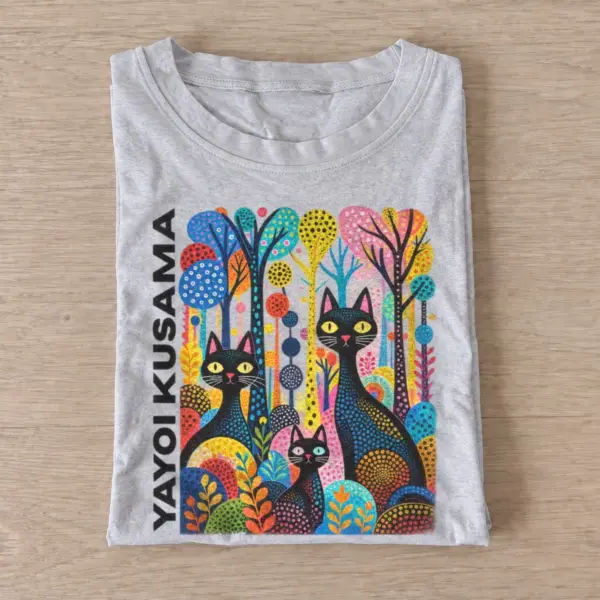 Polka dot cat garden t shirt gray20polka dot cat garden.webp
