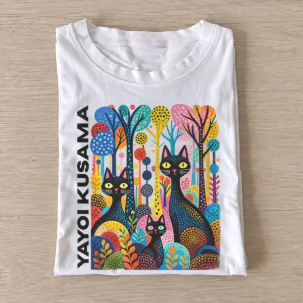 Polka dot cat garden t shirt white20polka dot cat garden.webp