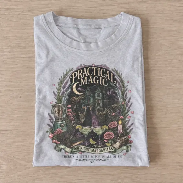 Practical magic midnight margaritas witch house t shirt gray20moonlit witch house.webp
