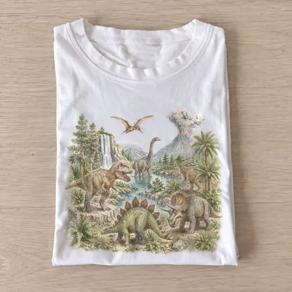 Prehistoric river dinosaur t shirt white20prehistoric river.webp