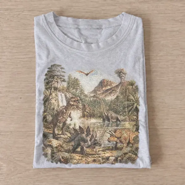 Prehistoric valley dinosaur t shirt gray20prehistoric valley.webp