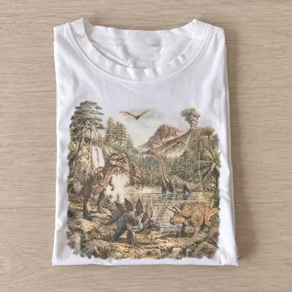 Prehistoric valley dinosaur t shirt white20prehistoric valley.webp