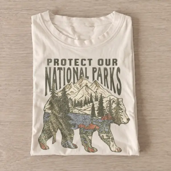 Protect our national parks bear t shirt sand20protect parks bear.webp