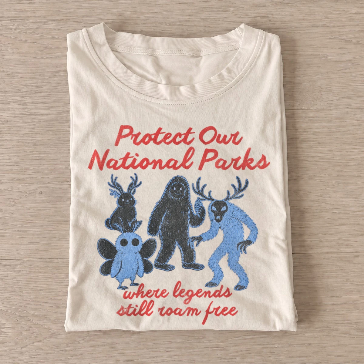 Protect our national parks cryptid t shirt sand20cryptid park club.webp