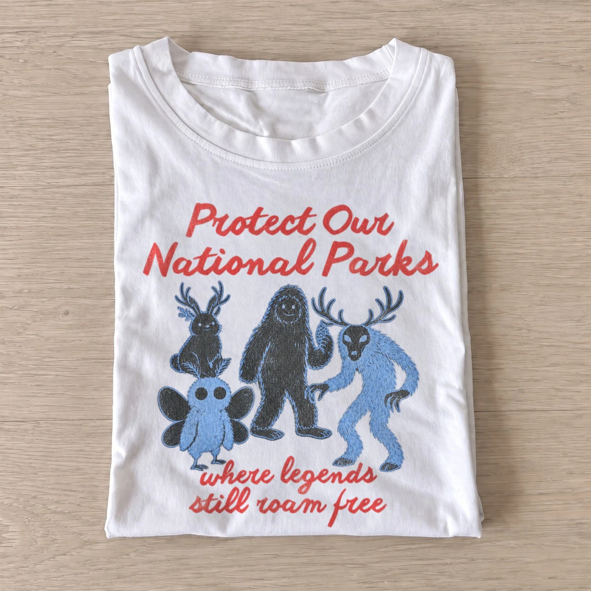 Protect our national parks cryptid t shirt white20cryptid park club.webp