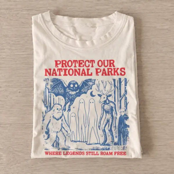 Protect our national parks ghosts t shirt sand20protect parks ghosts.webp