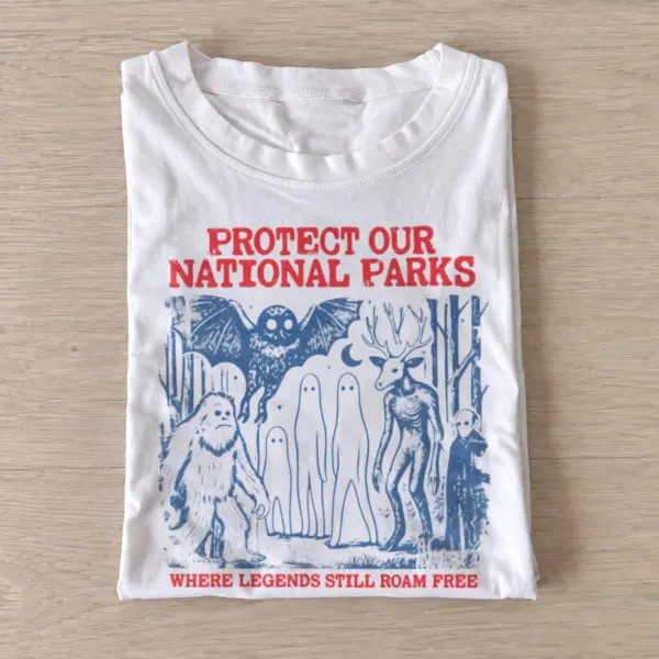 Protect our national parks ghosts t shirt white20protect parks ghosts.webp