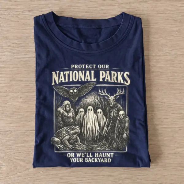 Protect our national parks haunters t shirt navy20protect parks haunters.webp
