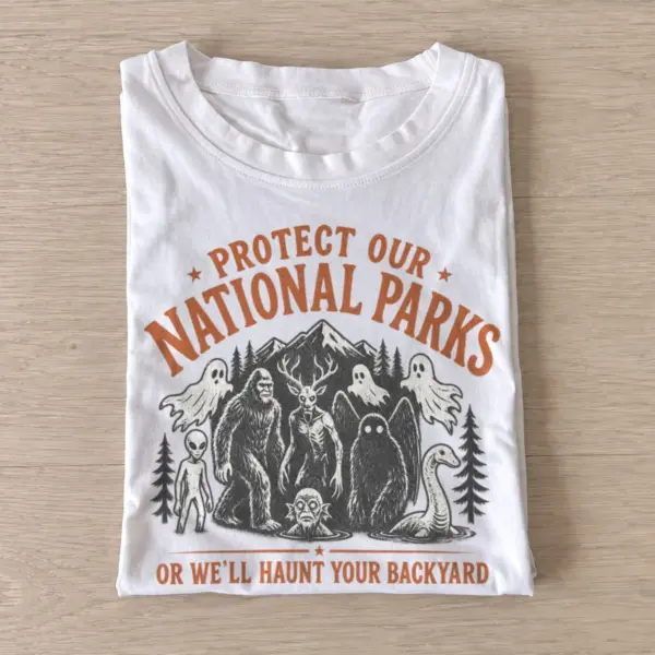 Protect our national parks monsters t shirt white20protect parks monsters.webp