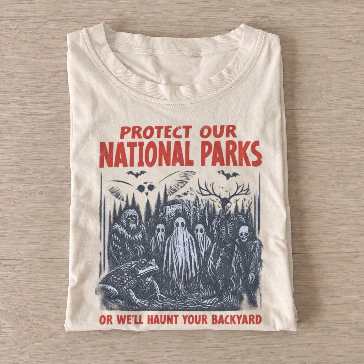 Protect our national parks or well haunt your backyard t shirt sand20haunt your backyard.webp