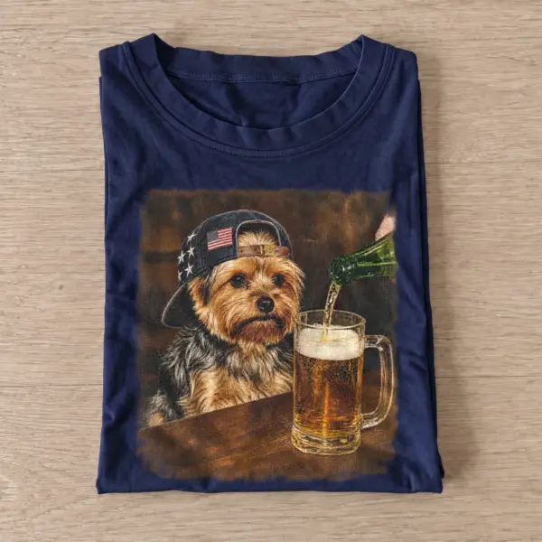 Pub patriotic yorkie t shirt navy20pub patriotic yorkie.webp