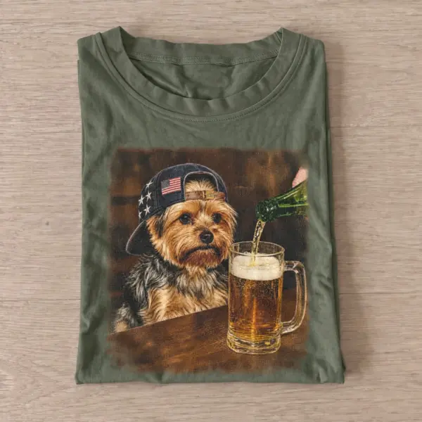 Pub patriotic yorkie t shirt olive20pub patriotic yorkie.webp