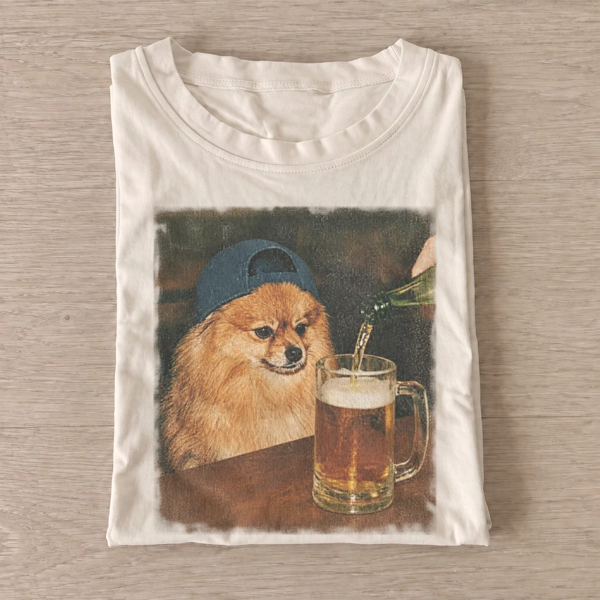 Pub pomeranian dog t shirt sand20pub pomeranian.webp