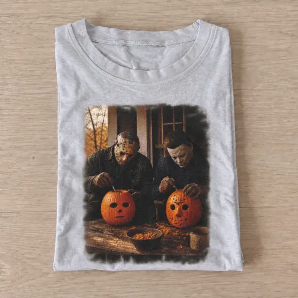 Pumpkin carving killers t shirt gray20pumpkin carving killers.webp